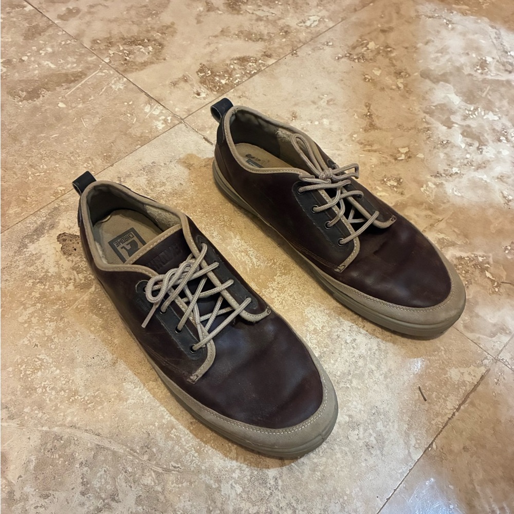 Chrome NYC Men's Brown Leather Skate Shoes 12 Used good